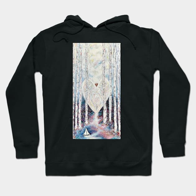 Serenity. Hoodie by Jerika Renee Art 